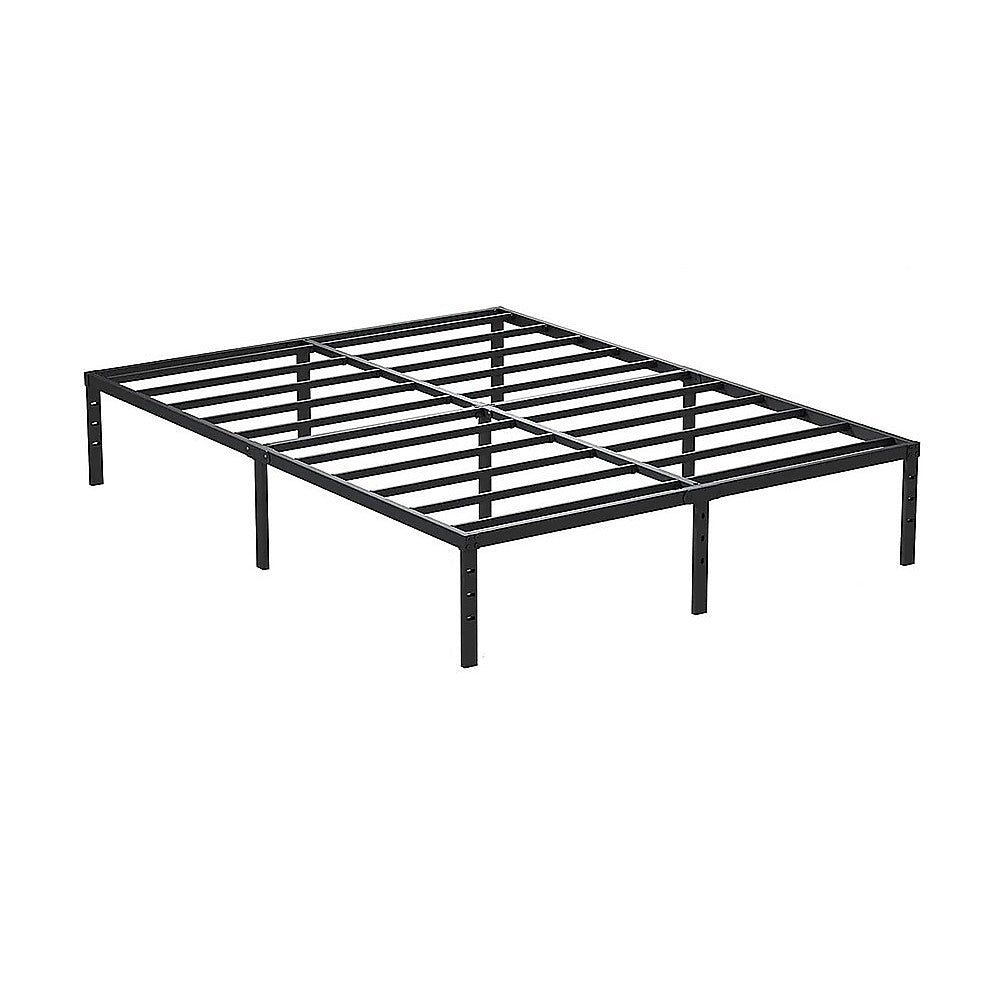 Beds & Bed Frames: Queen Metal Bed Frame 45cm High  Full Steel Base Platform