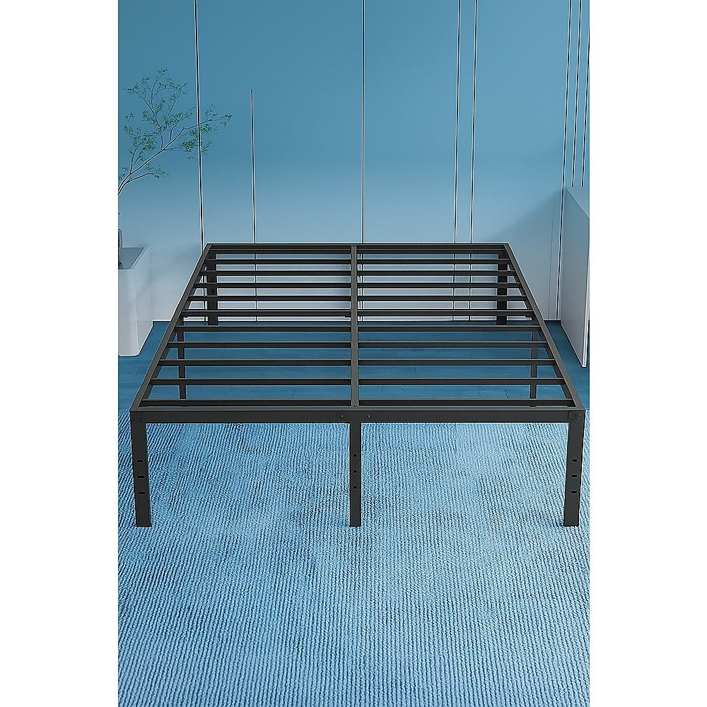 Beds & Bed Frames: Queen Metal Bed Frame 45cm High  Full Steel Base Platform