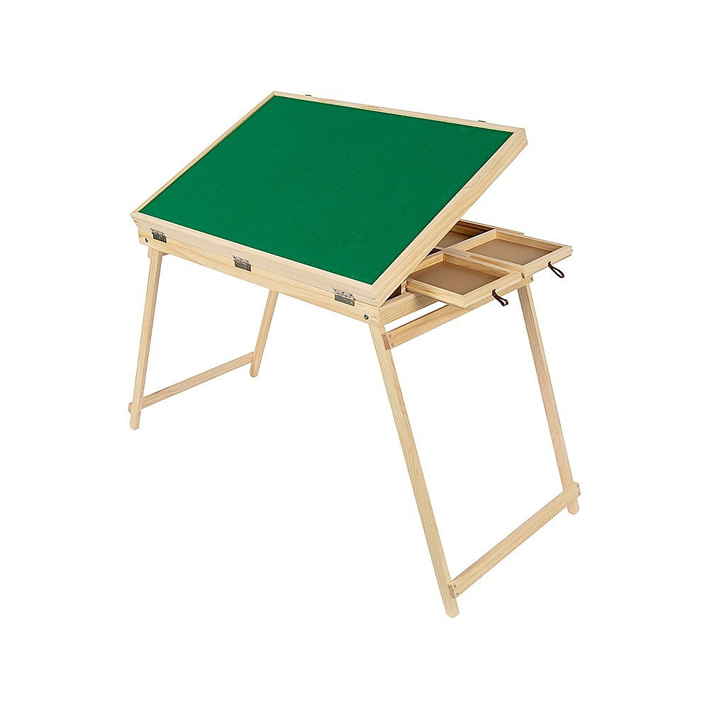 Activity Toys: 1500-Piece Jigsaw Puzzle Table with Folding Legs  Portable Puzzle Storage Board