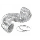 Exhaust Fans: 10.5cm x 7.6m Flexible Aluminium Air Duct  Dryer & HVAC Vent Hose