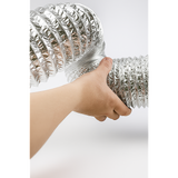 Exhaust Fans: 10.5cm x 7.6m Flexible Aluminium Air Duct  Dryer & HVAC Vent Hose