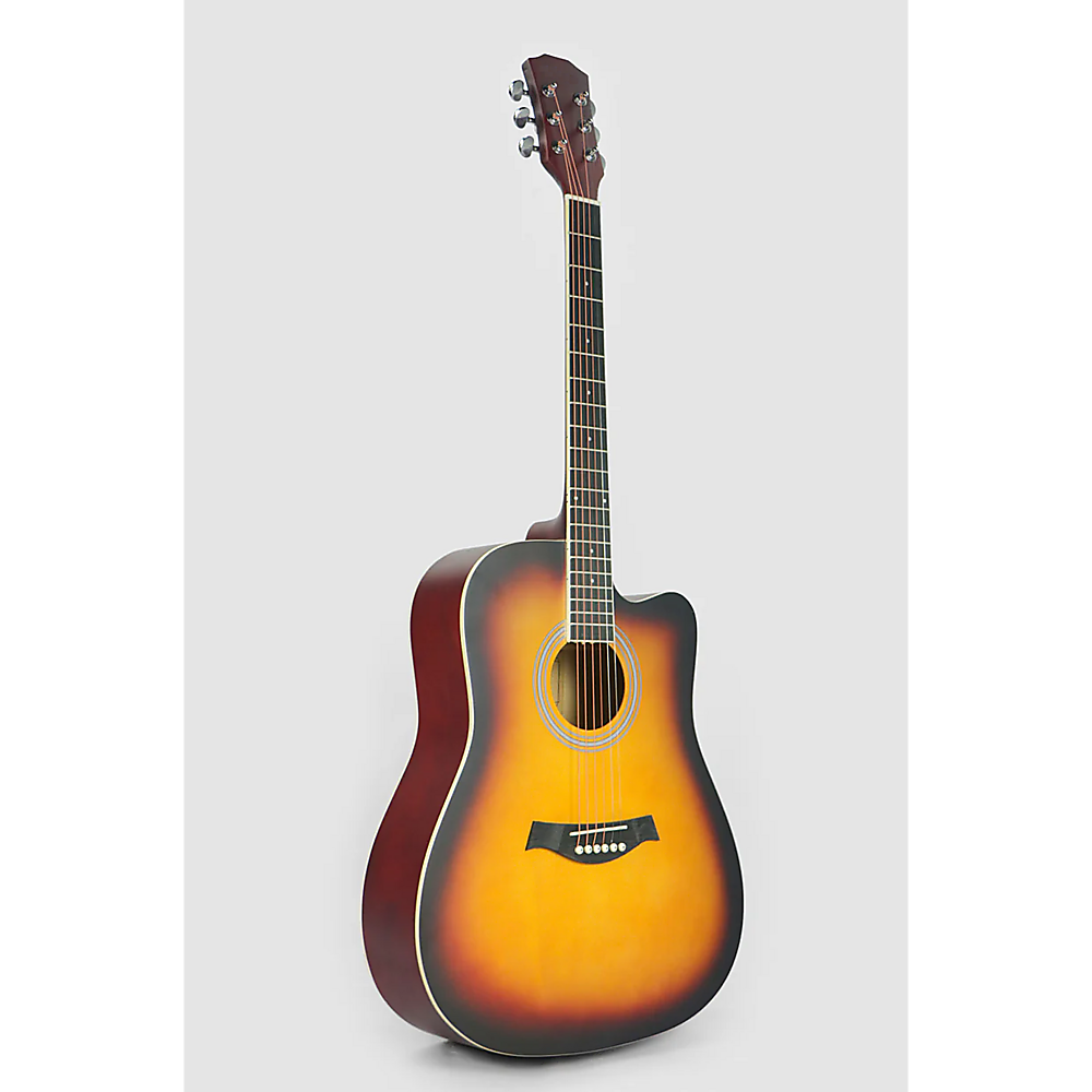 Guitars: 38" Full Size Acoustic Guitar  Beginner Wooden Guitar for Adults & Teens