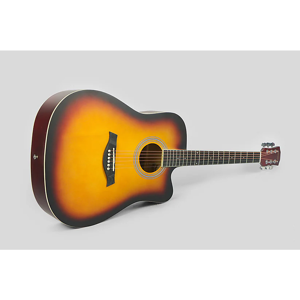 Guitars: 38" Full Size Acoustic Guitar  Beginner Wooden Guitar for Adults & Teens