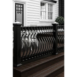 Building Materials: 51 Pack 82cm Metal Deck Balusters  Iron Stair Railing Spindles for Outdoor & Indoor Use