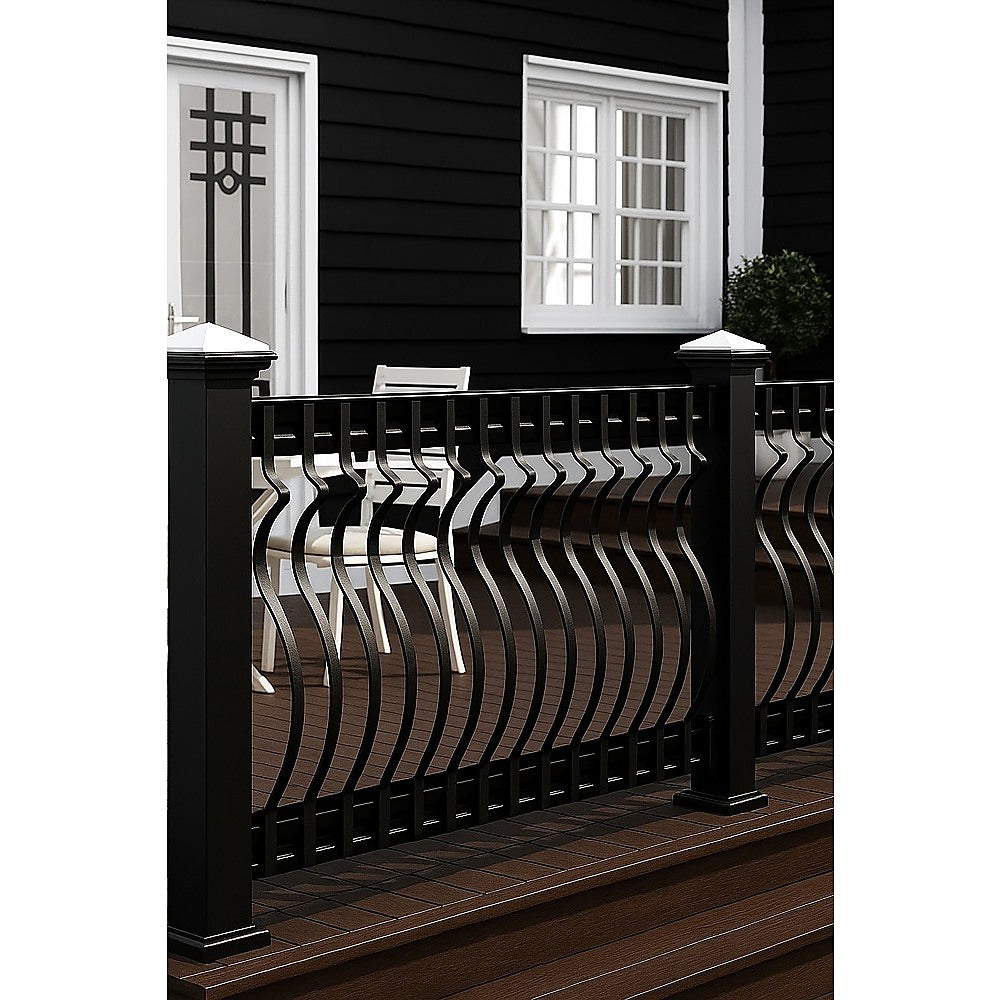 Building Materials: 51 Pack 82cm Metal Deck Balusters  Iron Stair Railing Spindles for Outdoor & Indoor Use