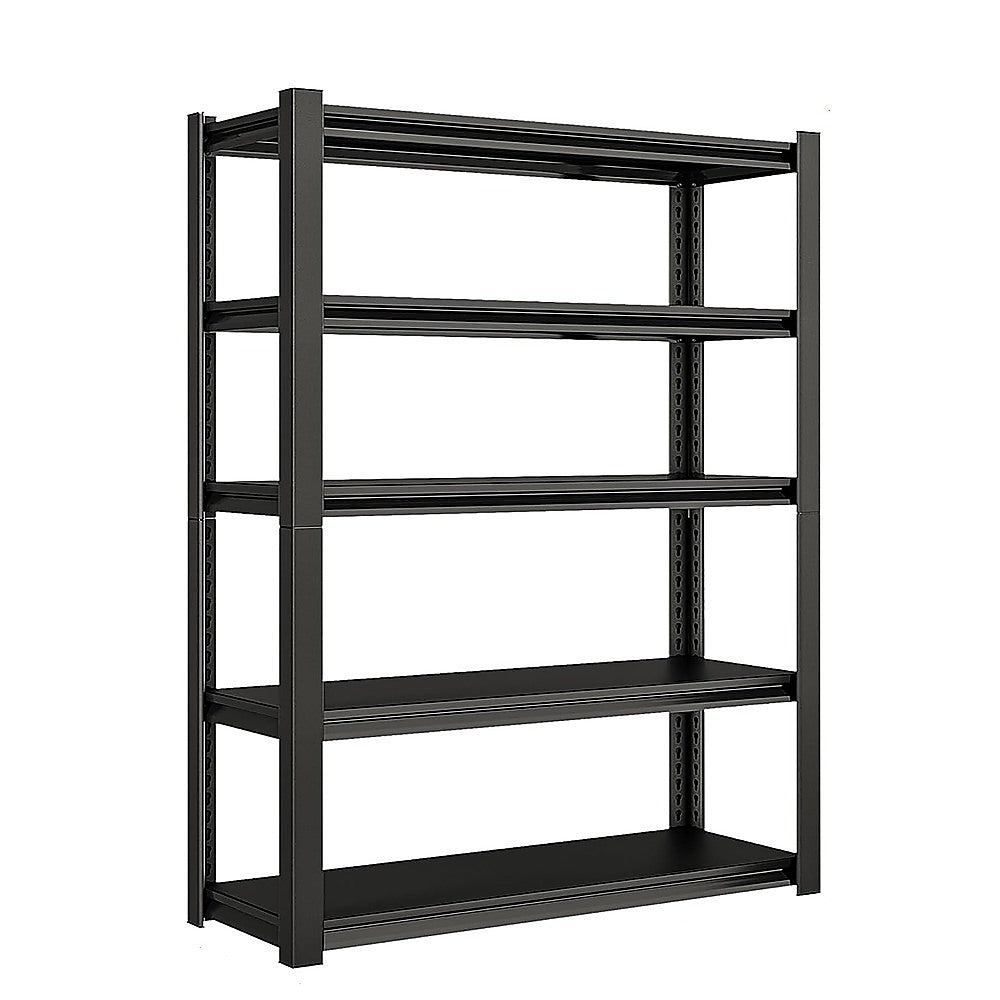 Bookcases & Shelves: 120x40x183cm Metal Garage Shelving Rack  Heavy-Duty Steel Storage