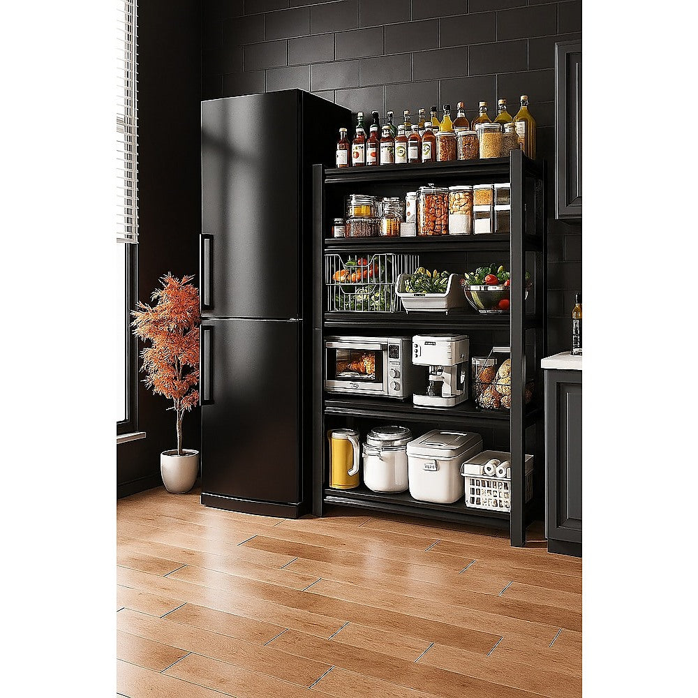 Bookcases & Shelves: 120x40x183cm Metal Garage Shelving Rack  Heavy-Duty Steel Storage