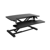Desks: Ergonomic Standing Desk Converter  Height Adjustable Sit Stand Workstation