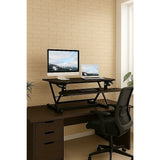 Desks: Ergonomic Standing Desk Converter  Height Adjustable Sit Stand Workstation