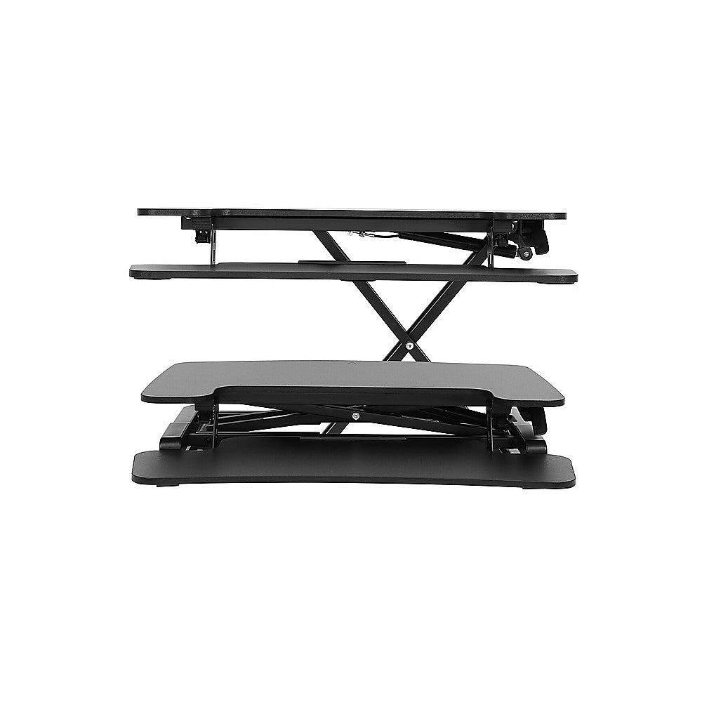 Desks: Ergonomic Standing Desk Converter  Height Adjustable Sit Stand Workstation