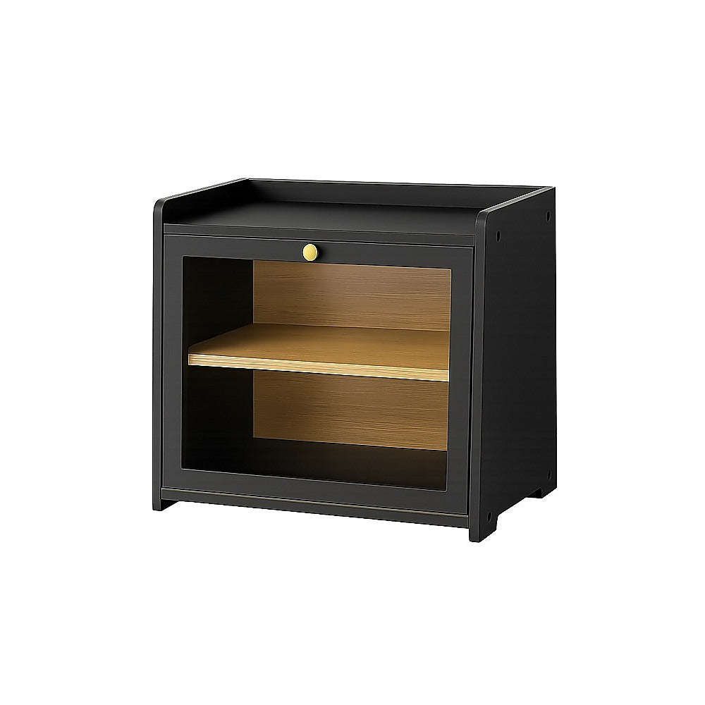 Kitchen Utensils: Enclosed Bread Box  Large Kitchen Countertop Bread Storage Container for Freshness & Organisation