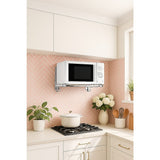 Wall Storage Racks: Stainless Steel Microwave Oven Wall Mount Bracket  Adjustable Shelf with Removable Hooks