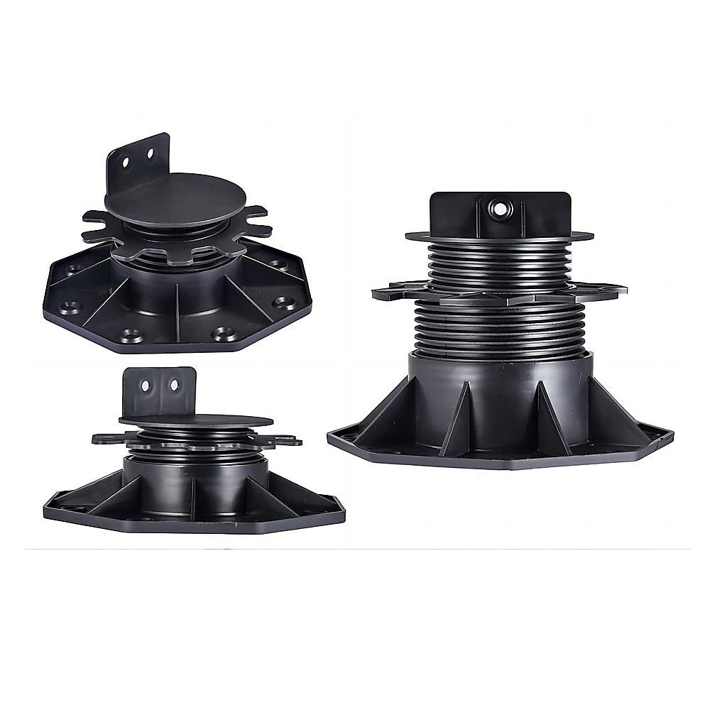 Flooring: 12 Pack Adjustable Deck Support Pedestals  Deck Foundation Bases