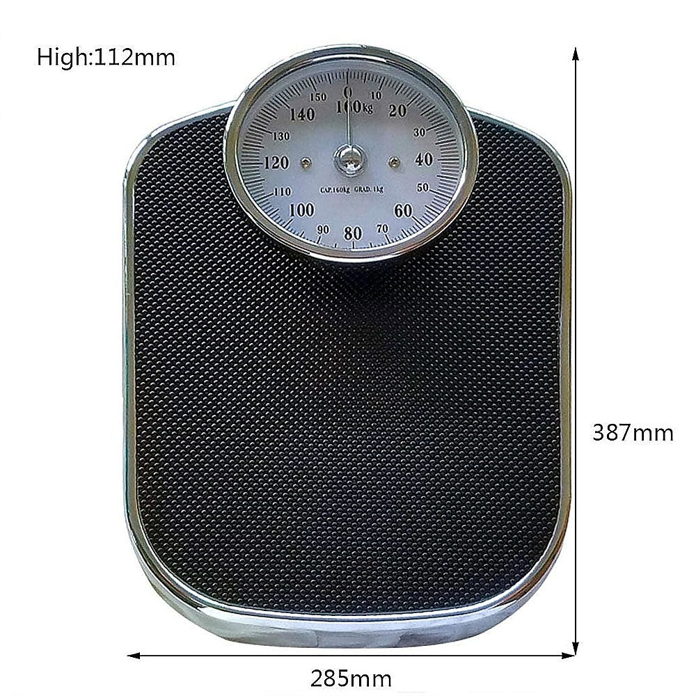 Bathroom Scales: Medical Style Bathroom Scales  Large Analogue Dial, Heavy-Duty Mechanical Scale