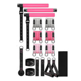 14pc Pilates Bar Kit with Resistance Bands & Belt – Multifunctional Fitness Pedal Puller for Home Workout