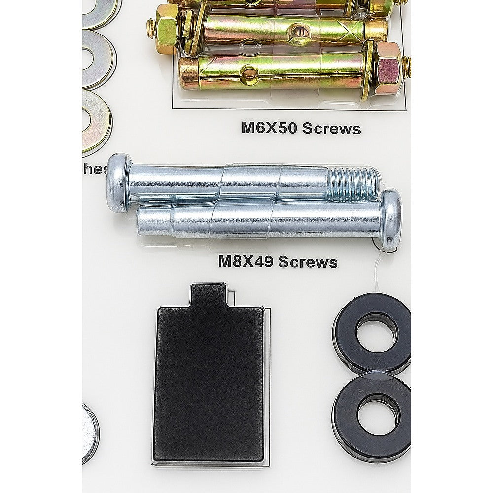Double DIY Wall Bed Hardware Kit with Black handle – Frame & Mechanism for Custom Build