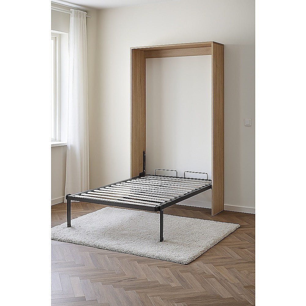 Beds & Bed Frames: King-single DIY Wall Bed Hardware Kit with Silver handle  Frame & Mechanism for Custom Build