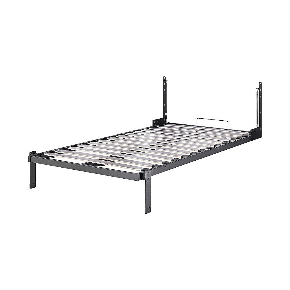 Beds & Bed Frames: King-single DIY Wall Bed Hardware Kit with Silver handle  Frame & Mechanism for Custom Build