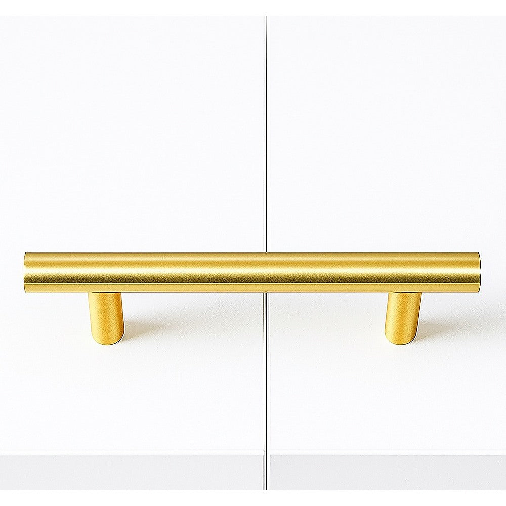 Beds & Bed Frames: Single Wall Bed in White Gloss  Space Saving Murphy Bed Kit with Gold Door Handle