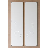 Beds & Bed Frames: Single Wall Bed in White  Space Saving Murphy Bed Kit with Gold Door Handle