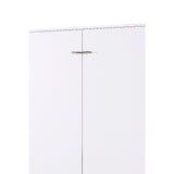 Beds & Bed Frames: King-single Wall Bed in White Gloss  Space Saving Murphy Bed Kit with Gold Door Handle