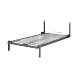 Beds & Bed Frames: King-single Wall Bed in White  Space Saving Murphy Bed Kit with Gold Door Handle