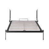 Beds & Bed Frames: King-single Wall Bed in White  Space Saving Murphy Bed Kit with Gold Door Handle