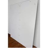 Beds & Bed Frames: Queen Wall Bed in White  Space Saving Murphy Bed Kit with Silver Door Handle