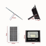 60W LED Solar Flood Light with Motion Sensor – Outdoor Security Lighting