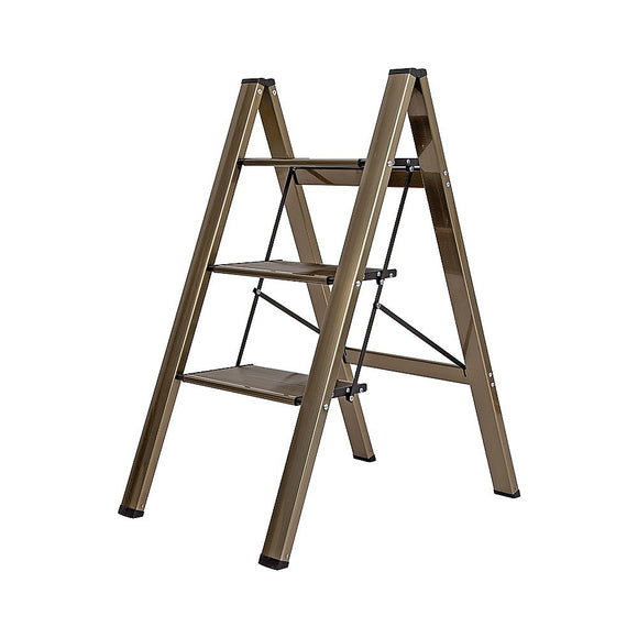 3 Step Ladder Foldable Lightweight – Anti-Slip Safety Stool for Home & Office