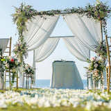 3m Wedding Arch Backdrop Stand – Square Metal Frame for Balloons & Flowers