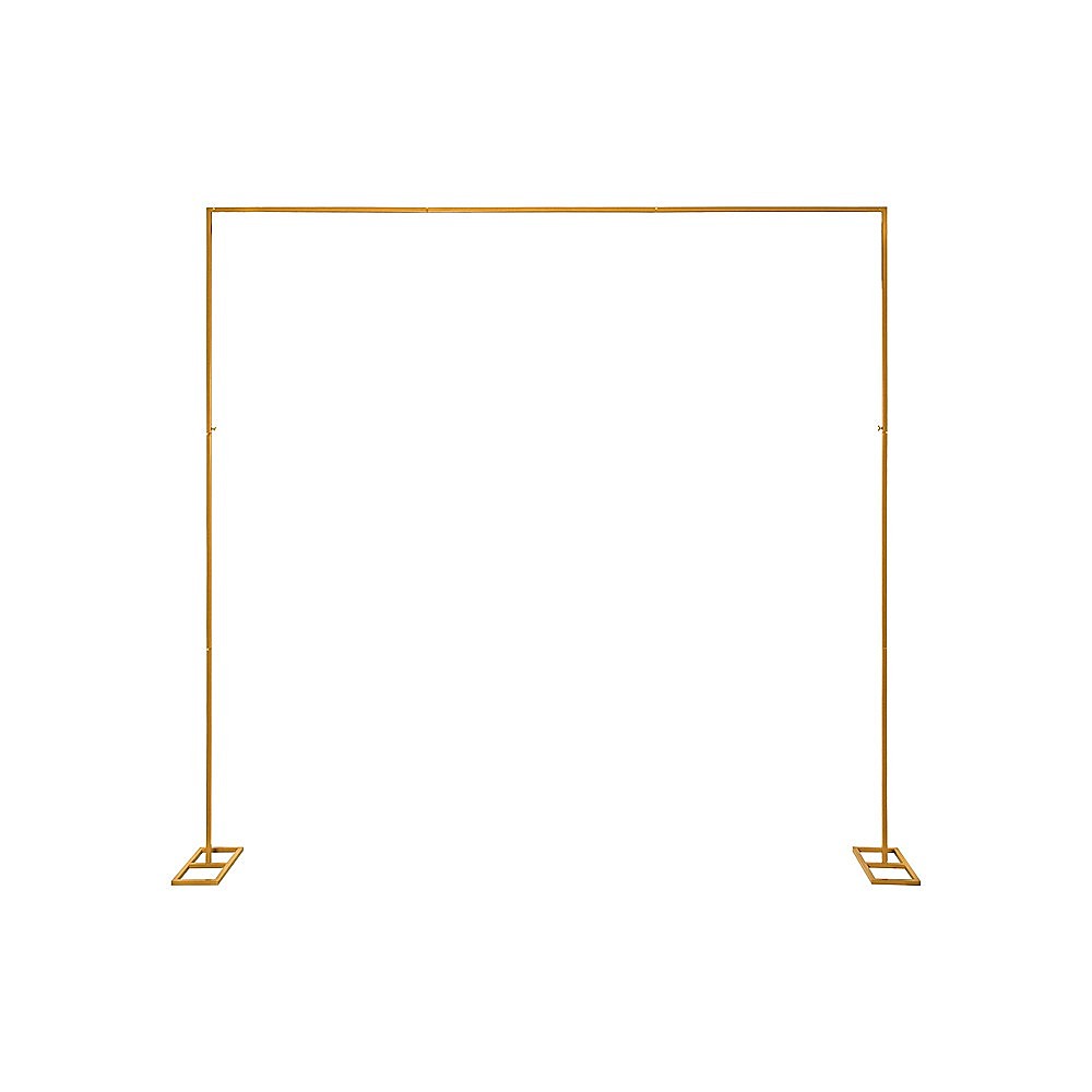 Gardening Accessories: 3m Wedding Arch Backdrop Stand  Square Metal Frame for Balloons & Flowers
