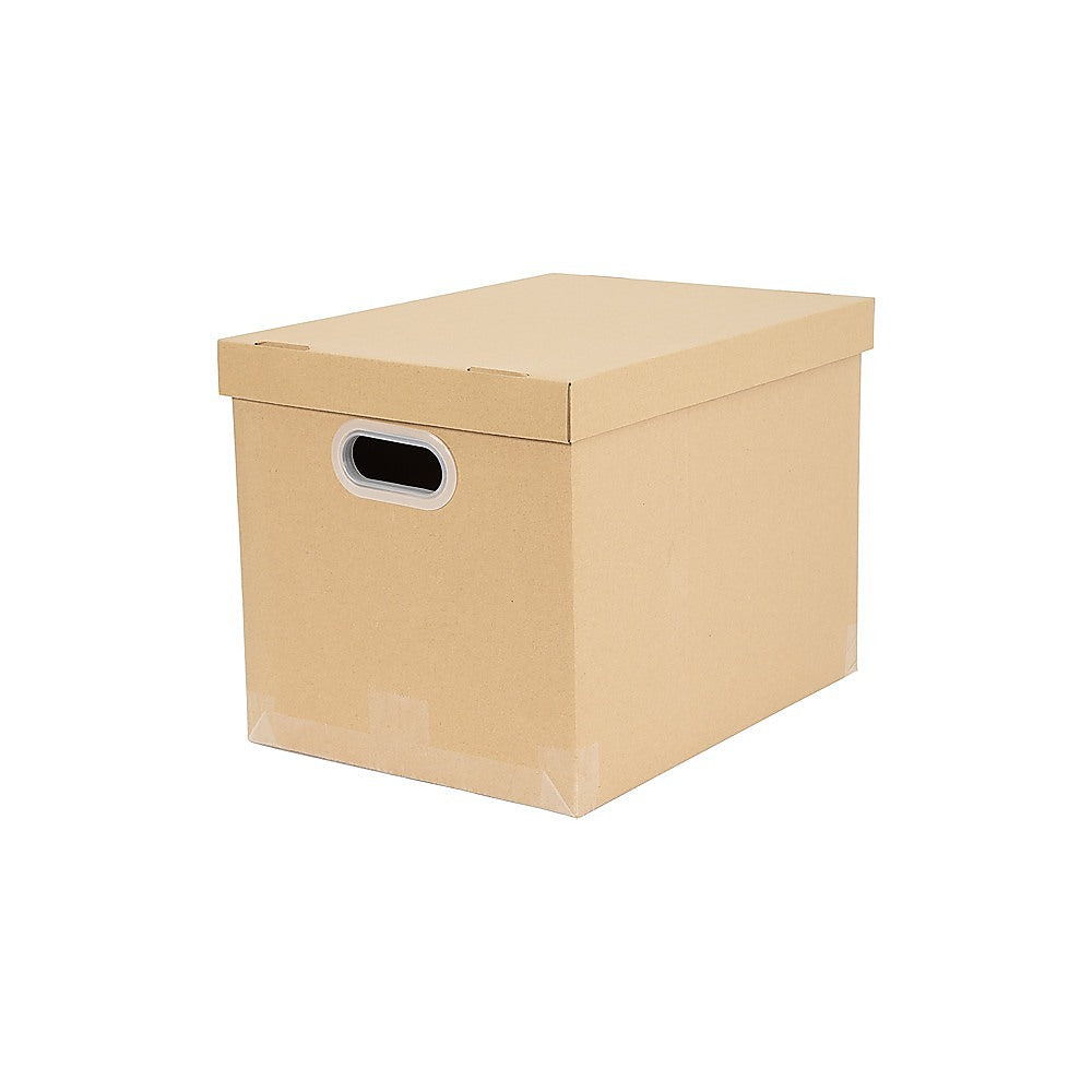 Storage Boxes: 10Pcs Corrugated Cardboard Storage Boxes  Multi-Purpose Organising Cartons