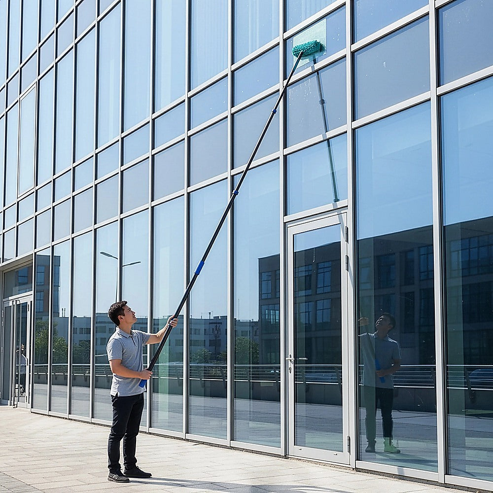 Commercial Cleaning Equipment: 9m Extendable Ceiling Duster Kit  Heavy Duty Telescopic Pole Cleaner