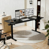 160cm Electric Standing Desk – Height Adjustable Sit Stand Office Table in Black