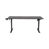 160cm Electric Standing Desk – Height Adjustable Sit Stand Office Table in Black