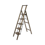 Ladders & Scaffolding: 5 Step Ladder  Foldable Lightweight Aluminium with Anti-Slip Pedals
