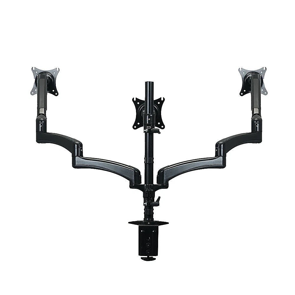Computer Monitors & Accessories: Triple Monitor Mount Stand  Desk Clamp with 3 Adjustable Arms for Multi-Screen Setup