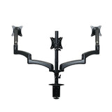Computer Monitors & Accessories: Triple Monitor Mount Stand  Desk Clamp with 3 Adjustable Arms for Multi-Screen Setup