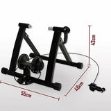 Gym Equipment & Accessories: Indoor Bicycle Trainer  Magnetic Stationary Bike Stand for Home Fitness Workouts