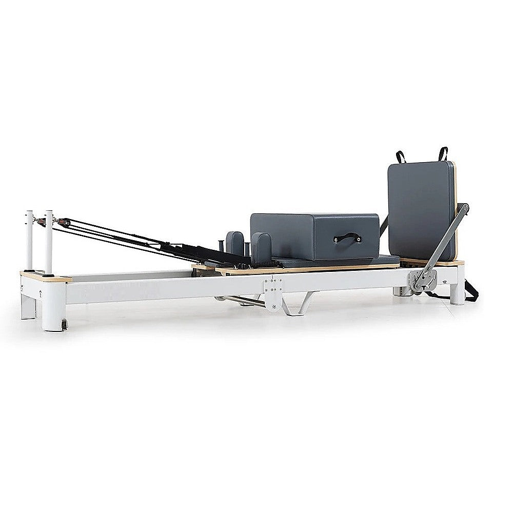 Yoga & Pilates: Folding Pilates Reformer Machine  Home Workout Bed for Full Body Fitness Training