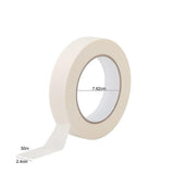 Building Materials: 72 x White Masking Tape Rolls  24mm x 50m Painters Adhesive Tape for Painting