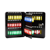 Safes & Lock Boxes: Key Cabinet Lock Box  72 Key Capacity Wall Mount Secure Storage Organizer