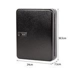 Safes & Lock Boxes: Key Cabinet Lock Box  72 Key Capacity Wall Mount Secure Storage Organizer