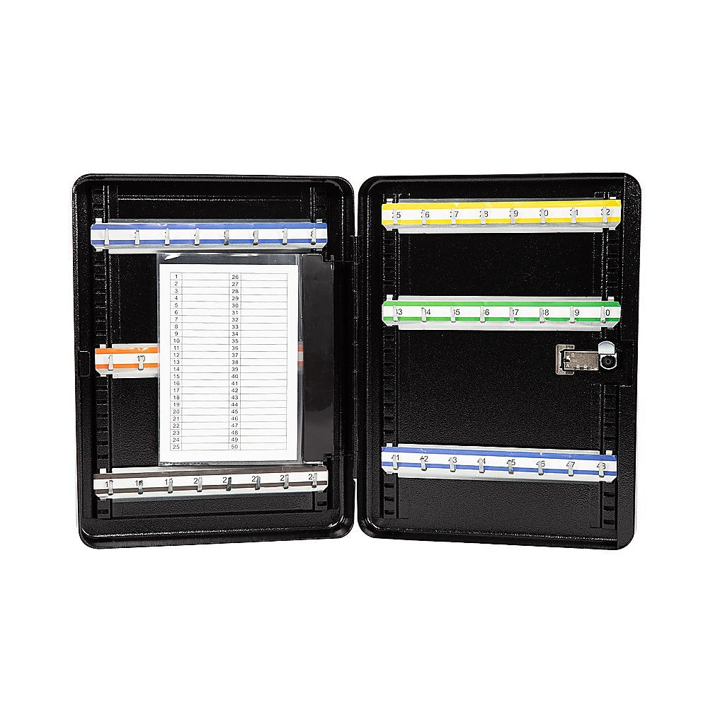 Safes & Lock Boxes: 48-Key Cabinet Key Safe with Combination Lock & Keys  Wall Mounted Storage