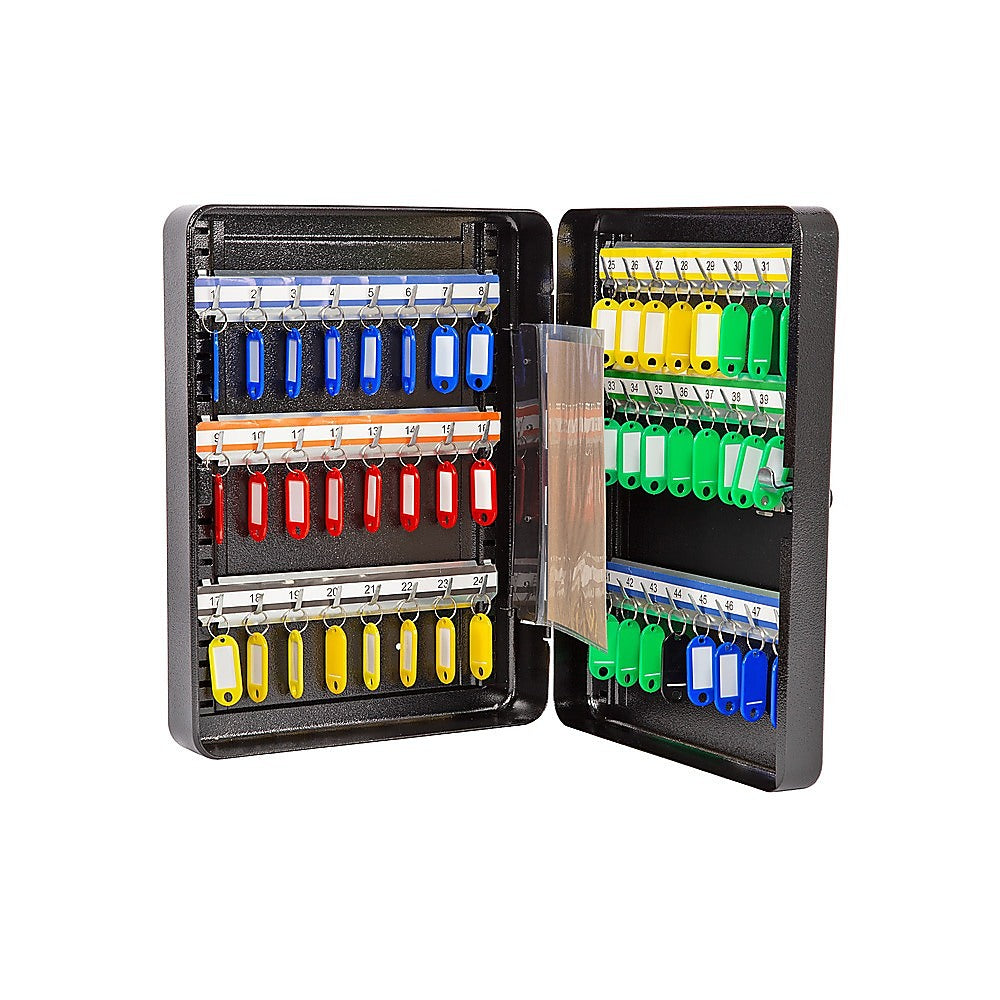 Safes & Lock Boxes: 48-Key Cabinet Key Safe with Combination Lock & Keys  Wall Mounted Storage