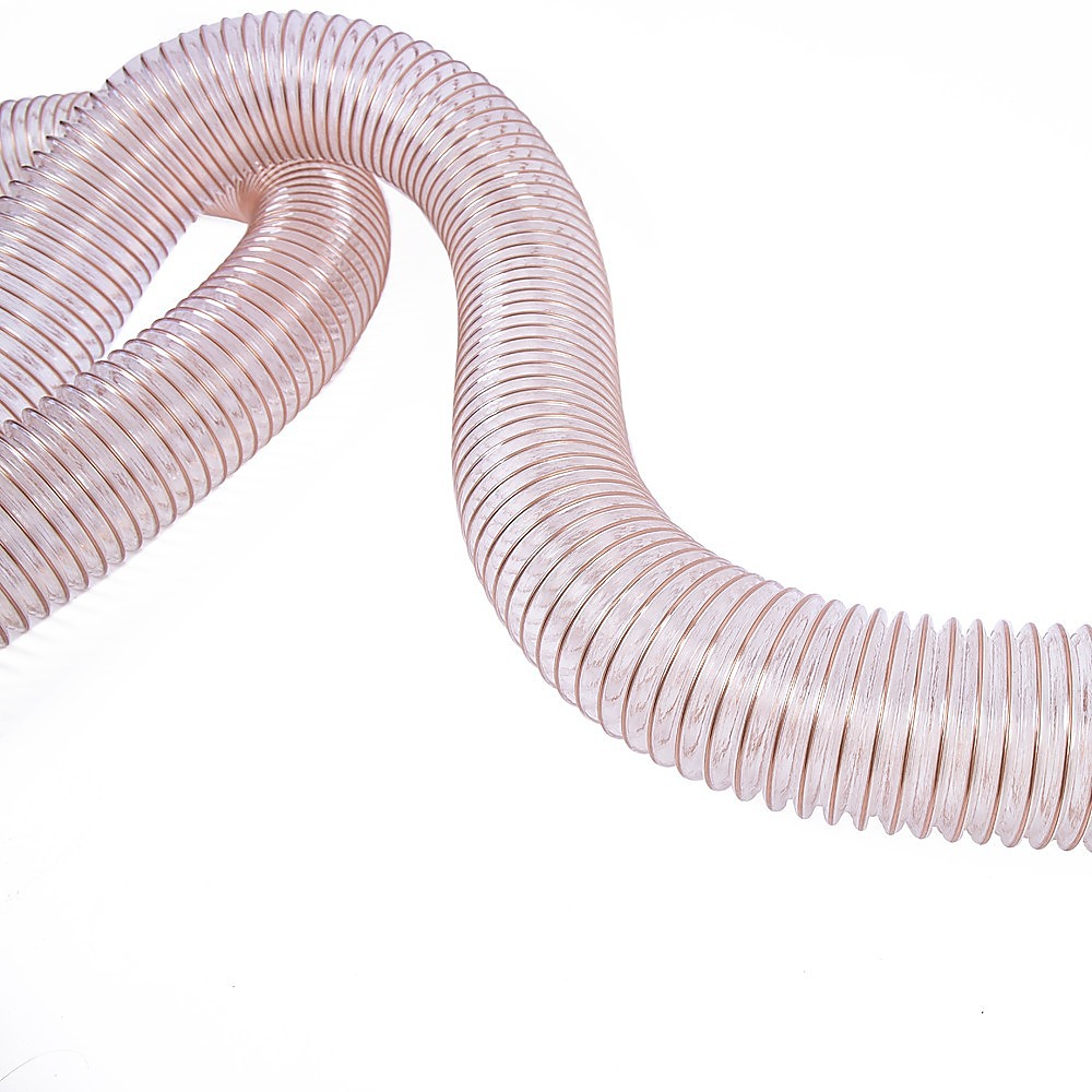 5m Dust Extraction Hose 100mm – Flexible PU Ducting for Workshops
