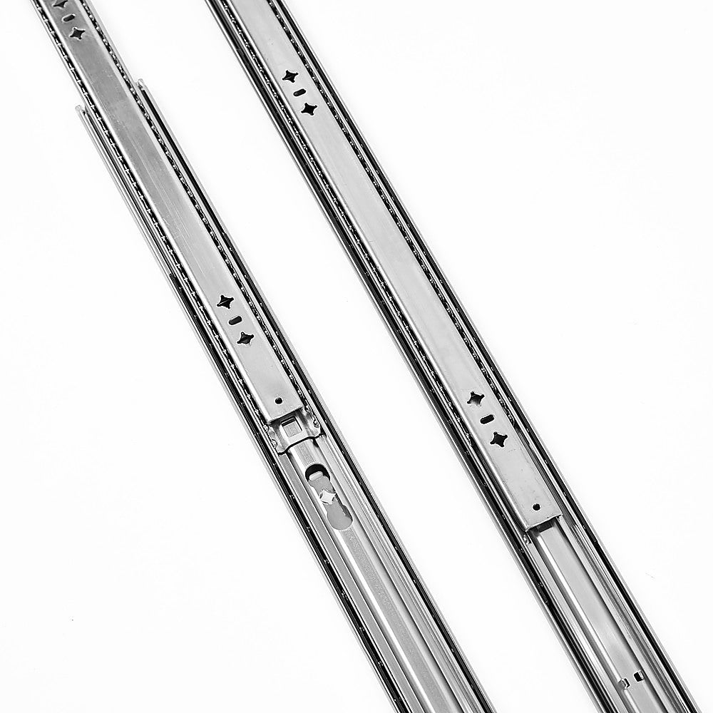 Bathroom Cabinets, Cupboards & Storage: 100cm Drawer Runners Pair  Heavy Duty 100kg Locking Slide Rails