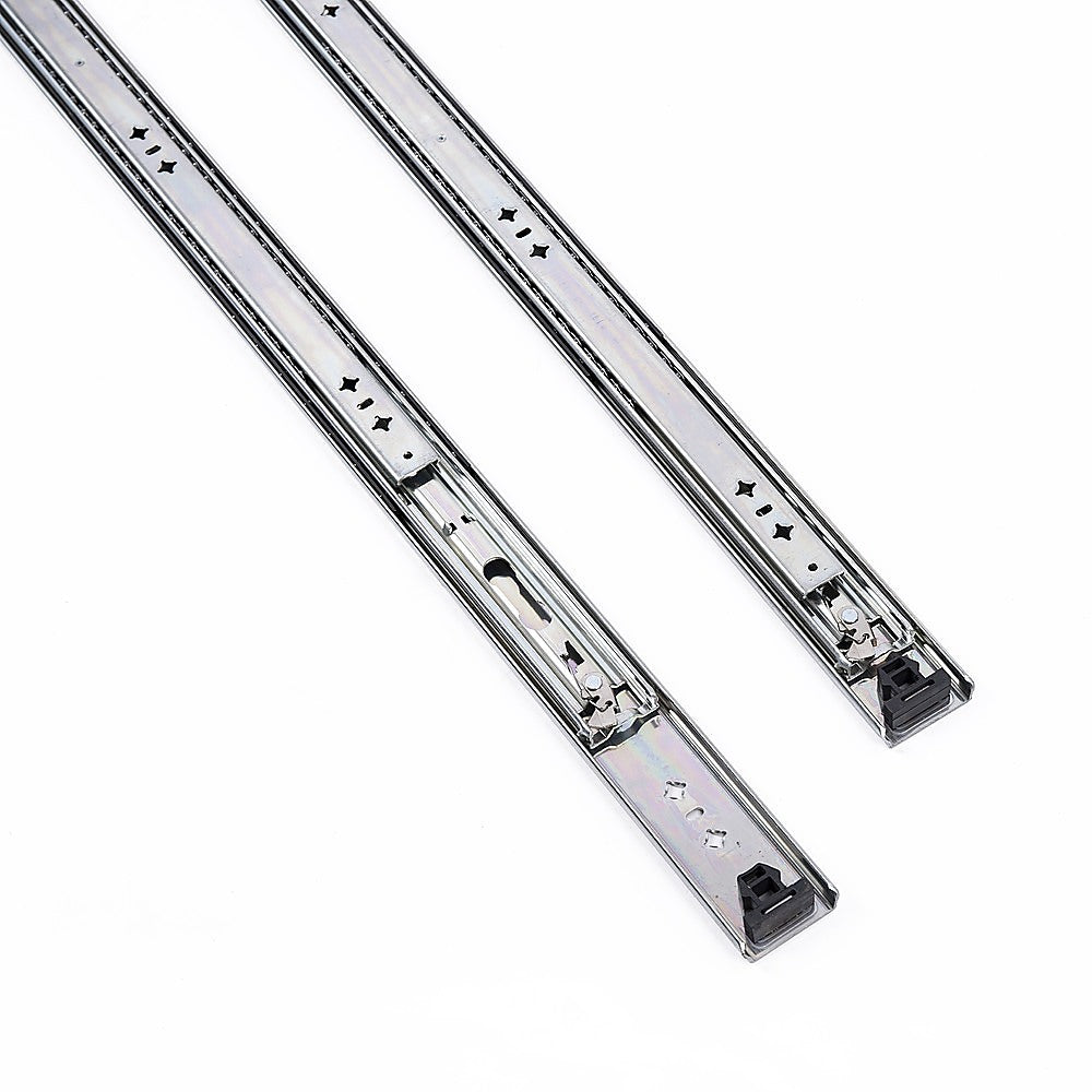 Bathroom Cabinets, Cupboards & Storage: 80cm Drawer Runners Pair  Heavy Duty 100kg Locking Slide Rails