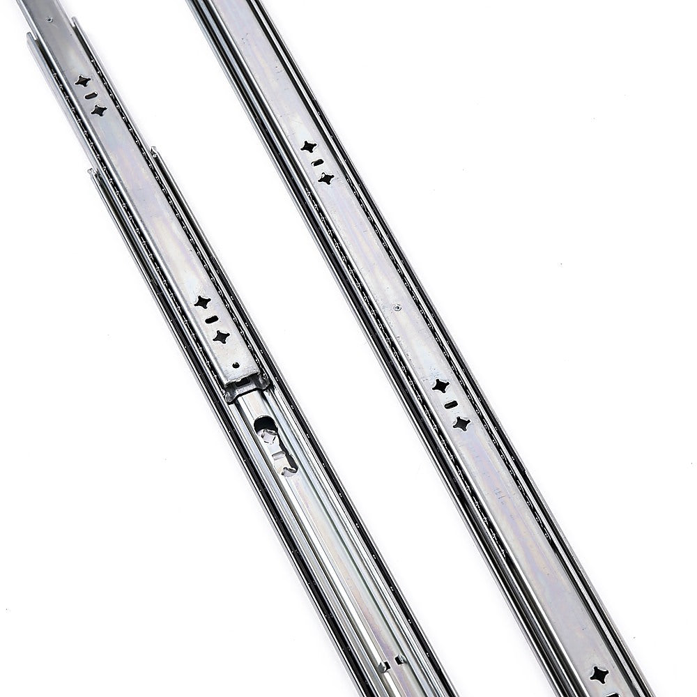 Bathroom Cabinets, Cupboards & Storage: 80cm Drawer Runners Pair  Heavy Duty 100kg Locking Slide Rails